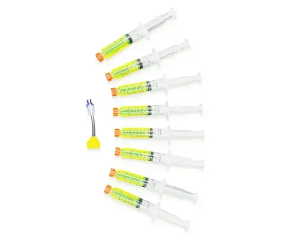 UV добавка для определения утечек фреона BAVIS UVL 8 x 7,5мл с адаптером 1/4" (8 доз по 7,5мл)