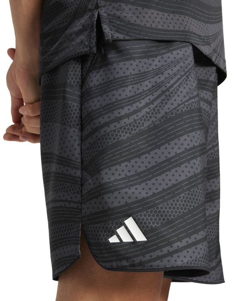 Мужские теннисные шорты Adidas Climacool Graphic 7" - черный