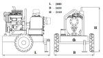 Дизельная мотопомпа VAR 8-300 FZD52 G10 TRAILER