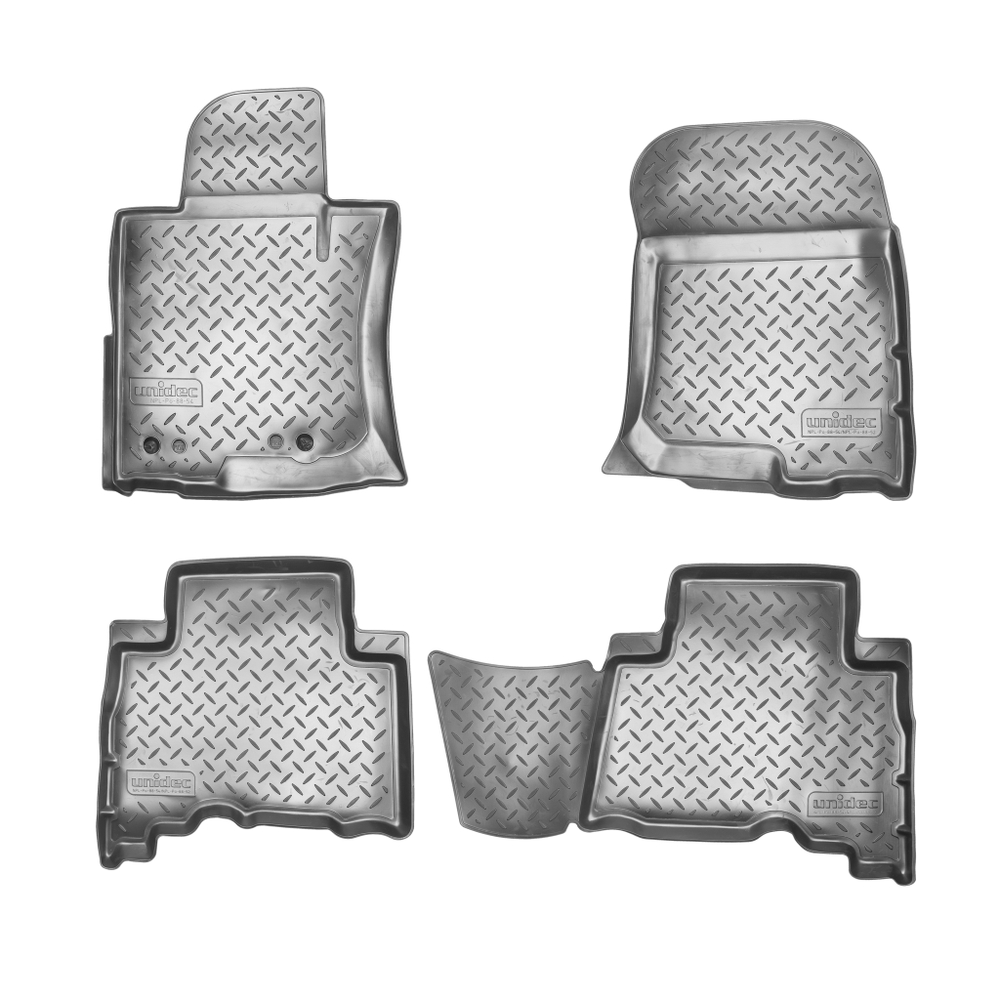 Ковры в салон Norplast/Unidec для Toyota LC 150 Prado в кузове J150 (2013-), Черный, 5 мест, арт.NPL-Po-88-54