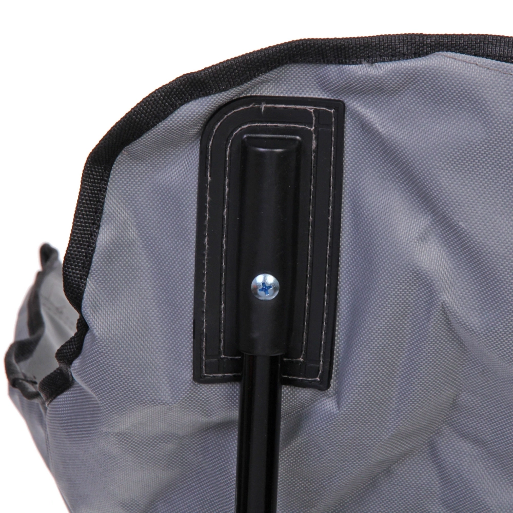 Кресло складное до 100 кг TJ-2000, 60*46*70 см, цвет: серый