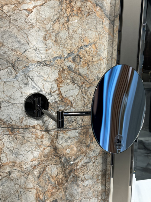 Зеркало настенное Shine Gun Metal круглое