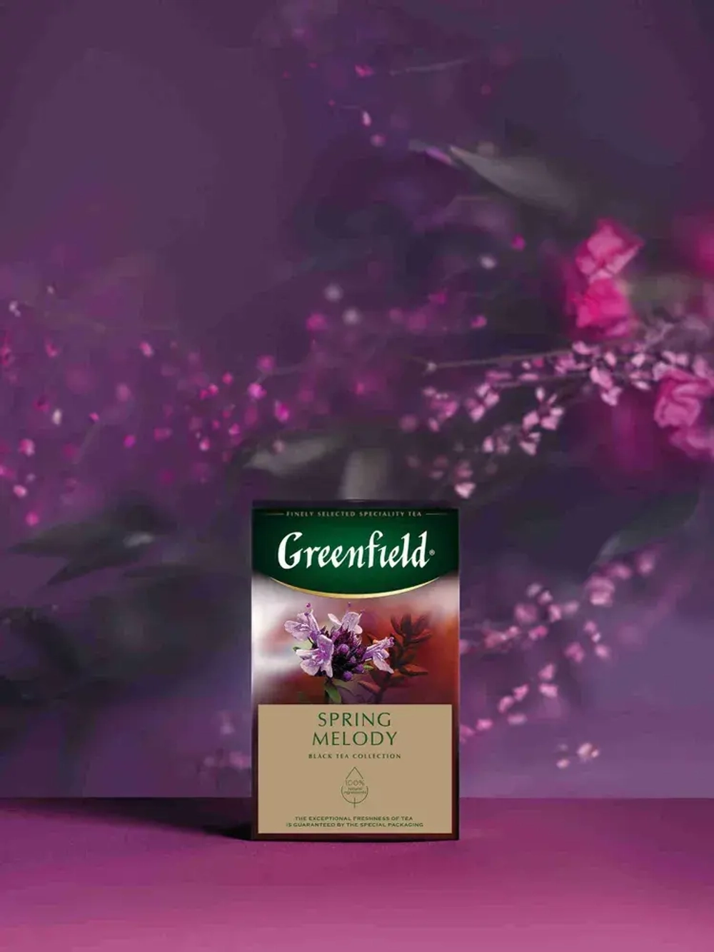 Чай листовой чёрный Greenfield Spring Melody, 100 г