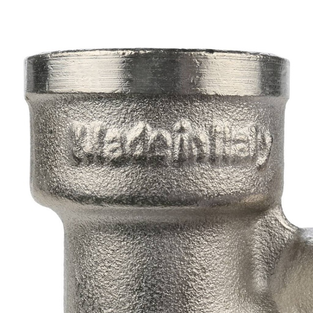 Отвод 90° редукционный STOUT SFT 0014 - 3/4" x 1/2" (для стальных труб, латунь никелированная)