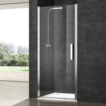 Душевая дверь в нишу VERA VRP1, 70x200, левая, профиль блестящее серебро, стекло прозрачное, VRP1IS07030TR