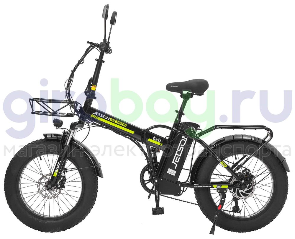 Электровелосипед Jetson F20 BIZON MAX (48V/25Ah) - Чёрный фото №5