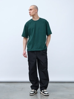 Футболка оверсайз (темно-зеленый) 230 г