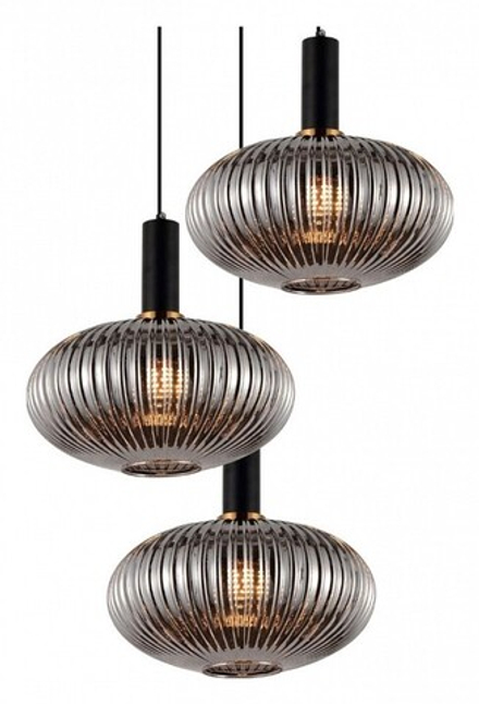 Подвесной светильник LUMINA DECO Floril LDP 1216-3 GY+BK