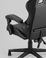 Кресло спортивное TopChairs Shadow черно-серый