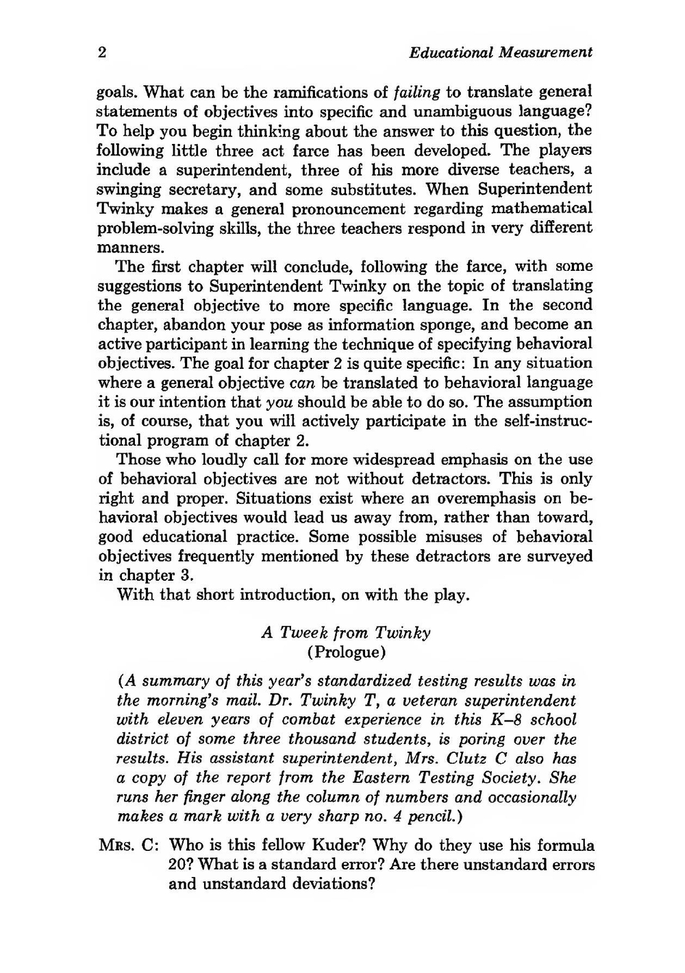 Educational measurement. where are we going and how will we know when we get there? | John W. Wick