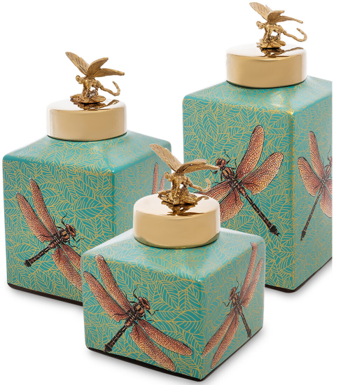 Ваза декоративная "Стрекоза"