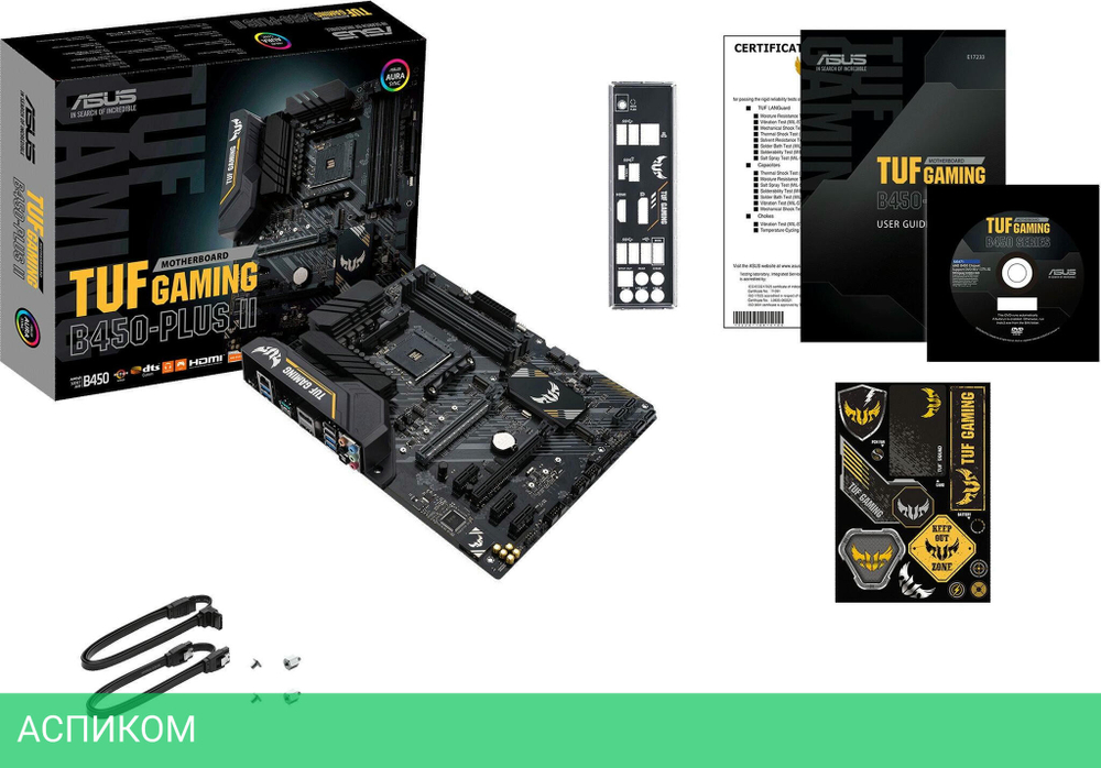 Материнская плата ASUS TUF Gaming B450-Plus II DDR4