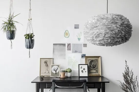 Плафон Umage EOS XL Ø75х45 см, светло-серый