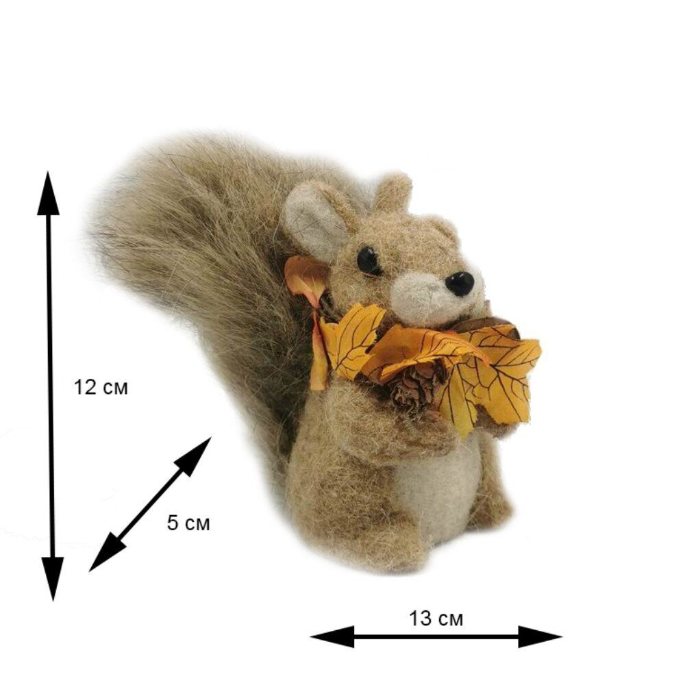 GAEM Фигурка декоративная "Белка", L7 W11 H14 см