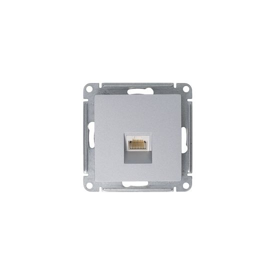 Розетка компьютерная 1-м AtlasDesign RJ45 кат.5E механизм алюм. SE ATN000383