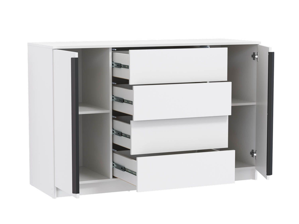 Брандо комод 67.11 ЛДСП Белый