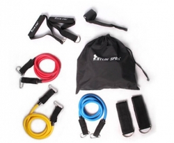 Резиновый трубчатый эспандер KYLIN SPORT 45 с тремя жгутами