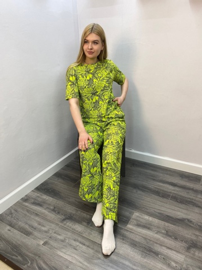 Костюм женский "Тропики лайм К.П" брюки (ЮС)