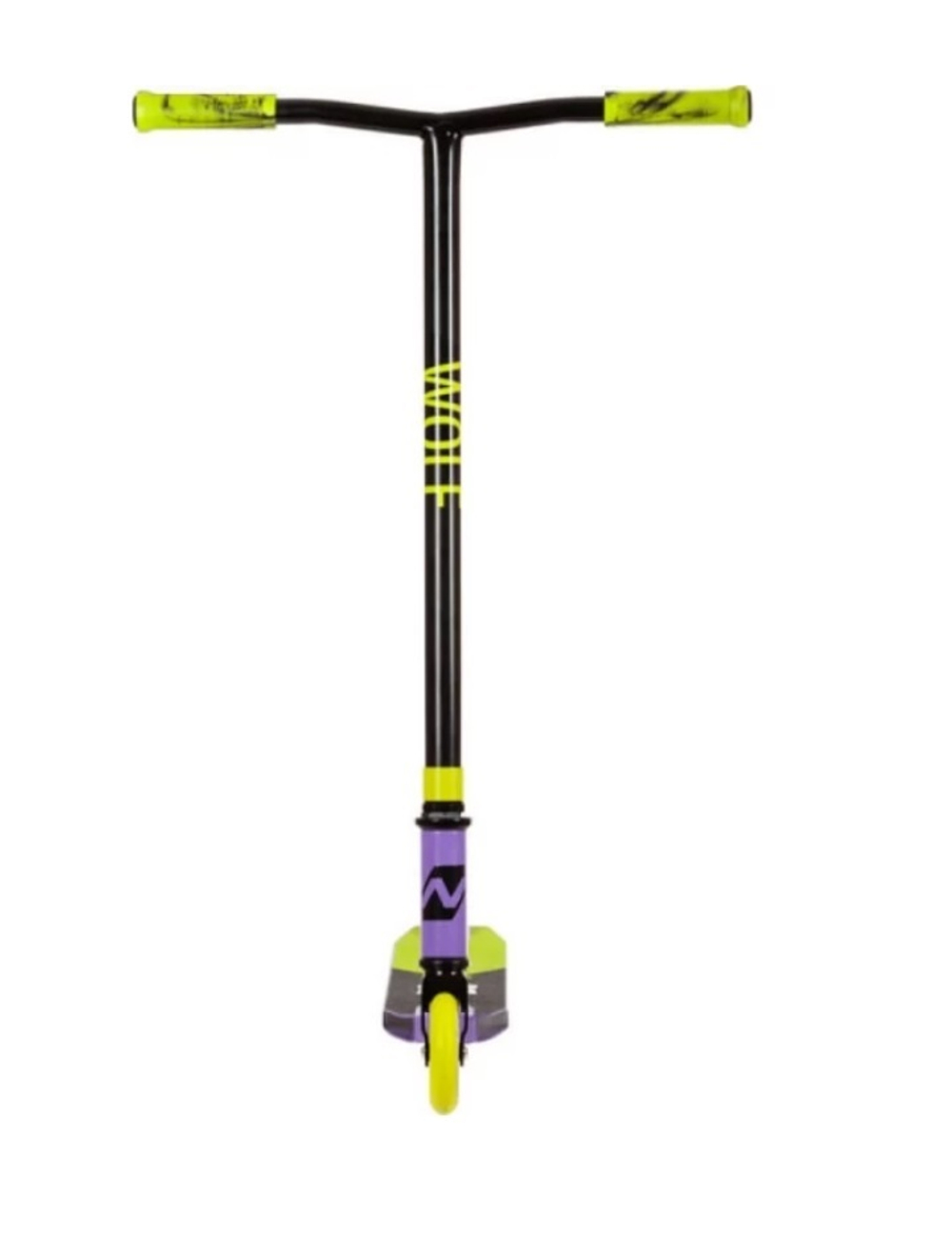 Самокат трюковый NOVATRACK WOLF'60 черно-фиолетовый