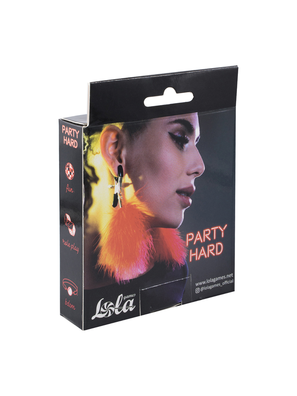 Зажимы на Cоски Party Hard Euphoric Red 1131-02lola