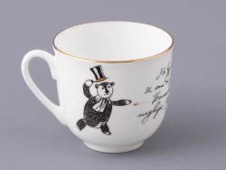 Чашка с блюдцем кофейная Ландыш 2 Сон Татьяны, арт 81.22808.00.1