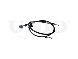 Трос стояночного тормоза левый UNIO CAB-60080