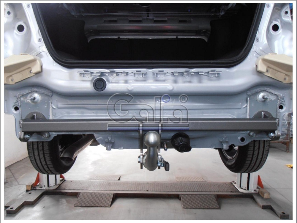 Фаркоп оцинкованный Galia C063C для Chevrolet Aveo седан 2012-(паспорт и сертификат в комплекте)(без электрики)