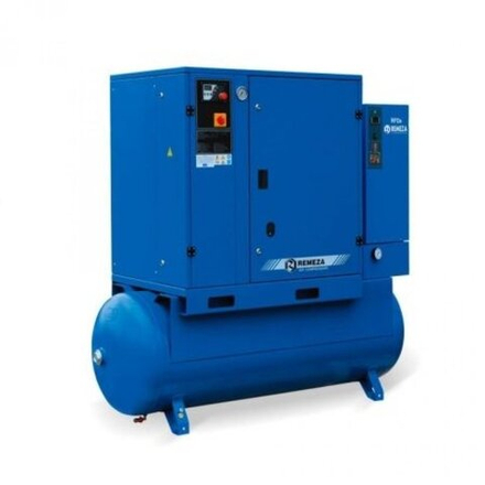 Винтовой компрессор ВК30Т-20-470Д2, ресивер 470 литров , производительность 1700л/мин,  рабочее давление 20 бар, мощность двигателя 22кВт, вес 830 кг, габариты 2170x880x1920мм. REMEZA, Республика Беларусь