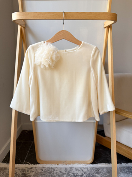 Новая блузка из вискозы Bonpoint, 116