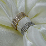 Обручальная пара в двухцветном золоте