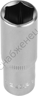 ЗУБР FLANK, 1/4″, 10 мм, удлиненная торцовая головка (27717-10)