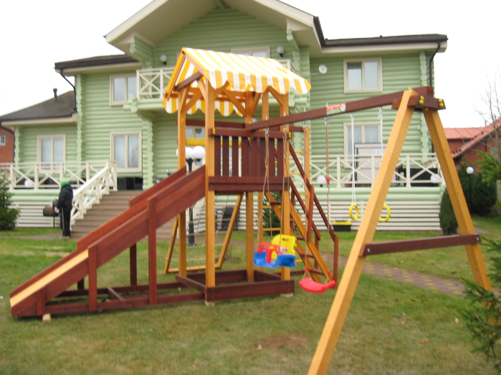 Деревянная детская площадка Савушка "4 сезона" - 4