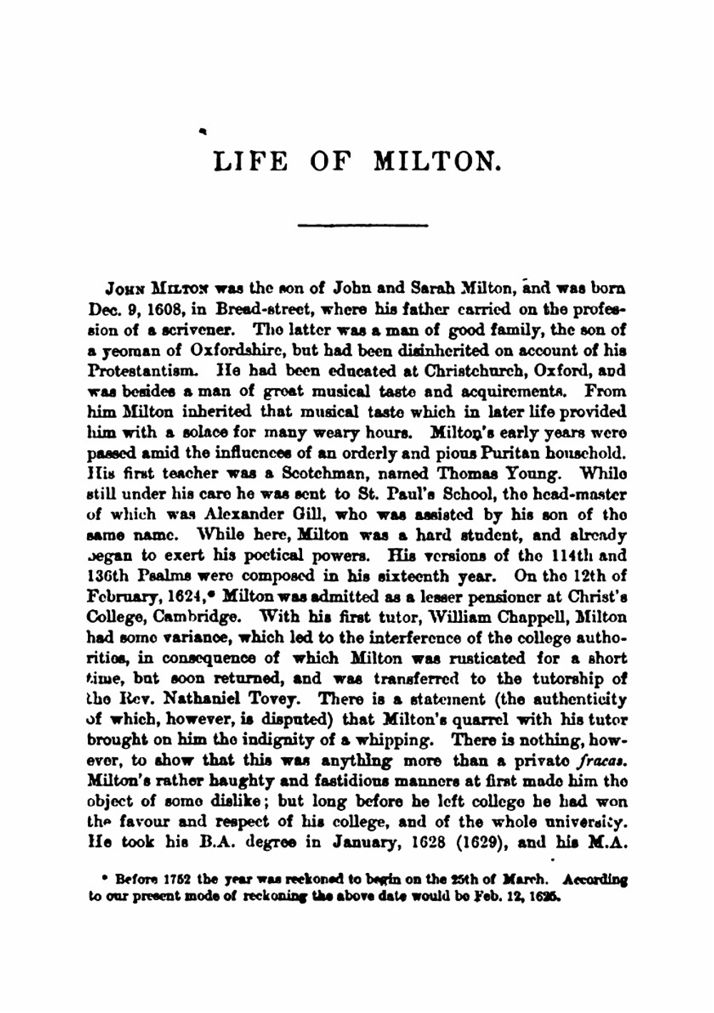 Books I. and II. of Milton's Paradise lost: with notes on the analysis, and on the scriptural and classical allusions, a glossary of difficult words, and a life of Milton | Milton John; Charles Peter Mason