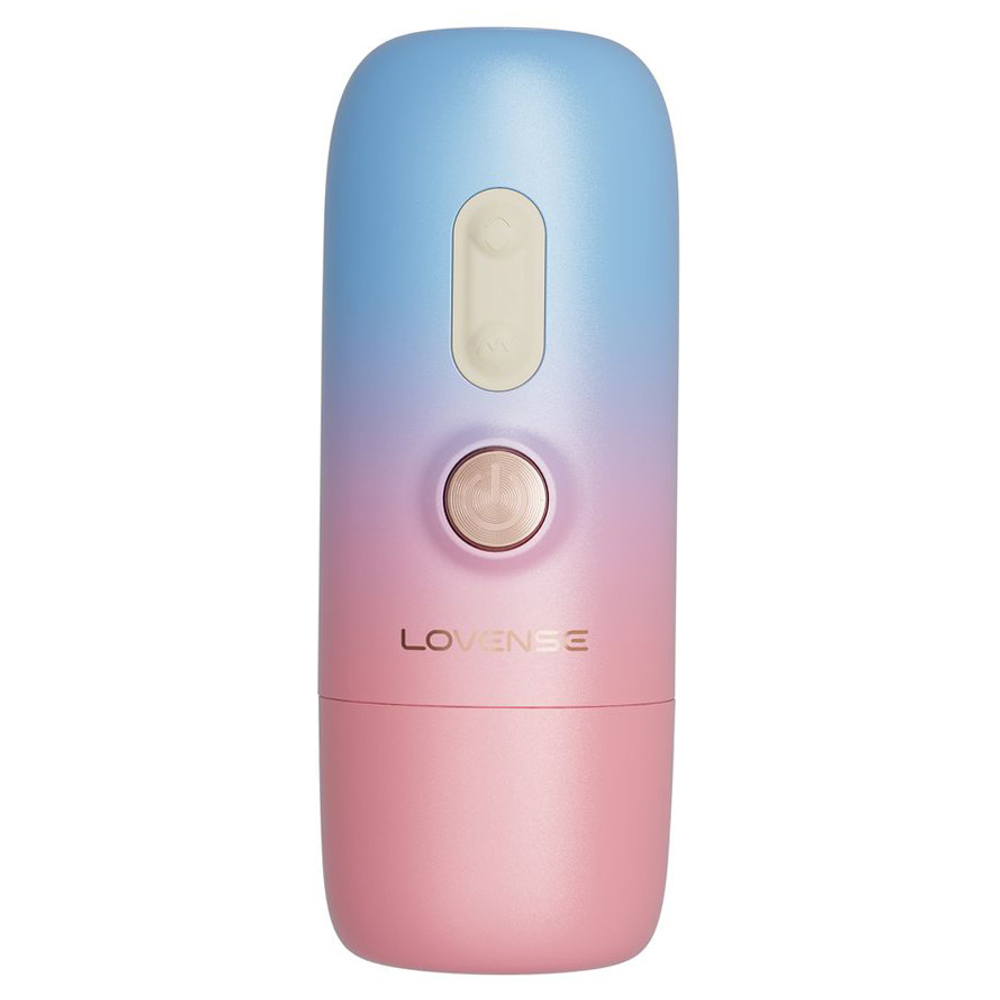 Портативная мини секс-машина 29,1см с функцией нагрева и управлением через приложение Lovense Spinel Mini Sex Machine