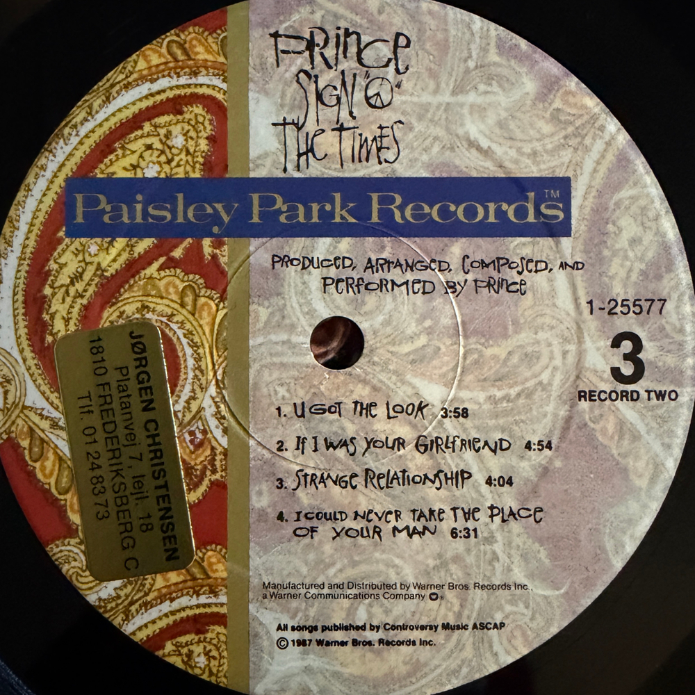 Prince – Sign "O" The Times 2LP (США 1987г.) Т