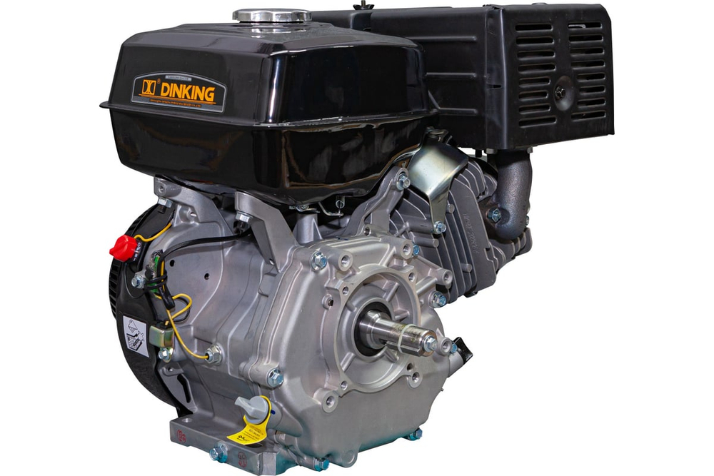 Двигатель Dinking DK190F-C(Q) (15лс, 25.4мм, ручной стартер, датчик масла) ДВИ113
