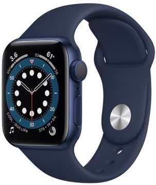Часы Apple Watch Series 6 GPS 40mm Aluminum Case with Sport Band (Синий/Темный ультрамарин)