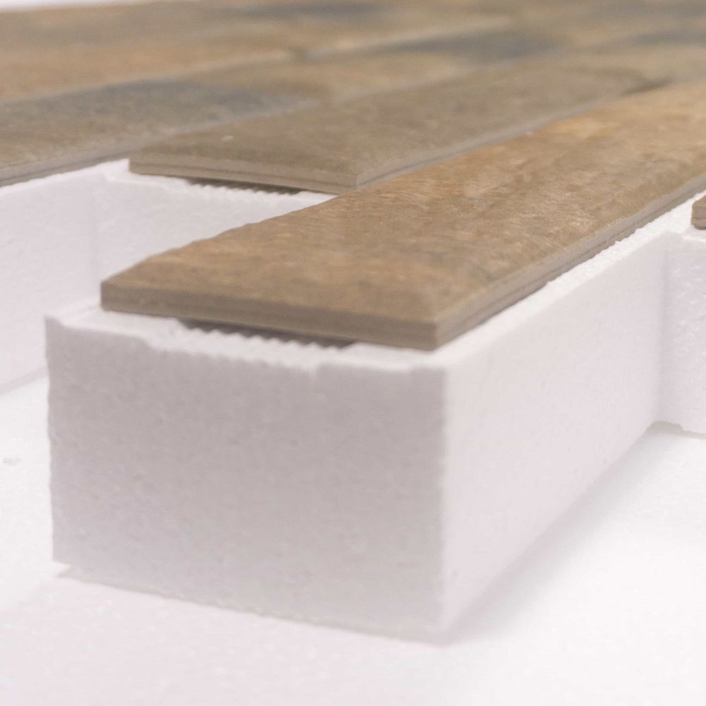 Клинкерная термопанель ППС BestPoint Loft Brick Cardamon 1020х455 мм