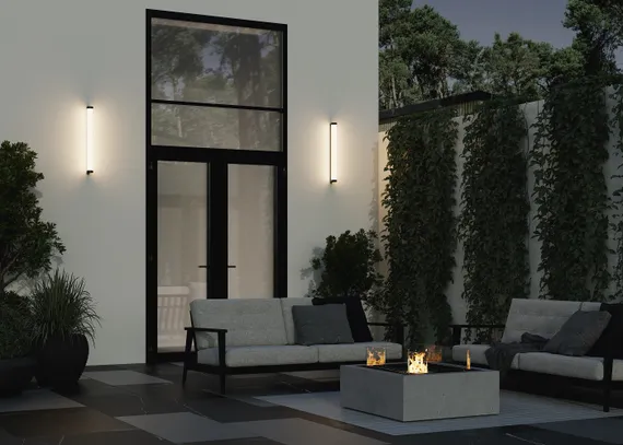 Настенный светильник (бра) Раунж / Rounge 3000К 16Вт IP 54 Outdoor o482wl-l16b3k