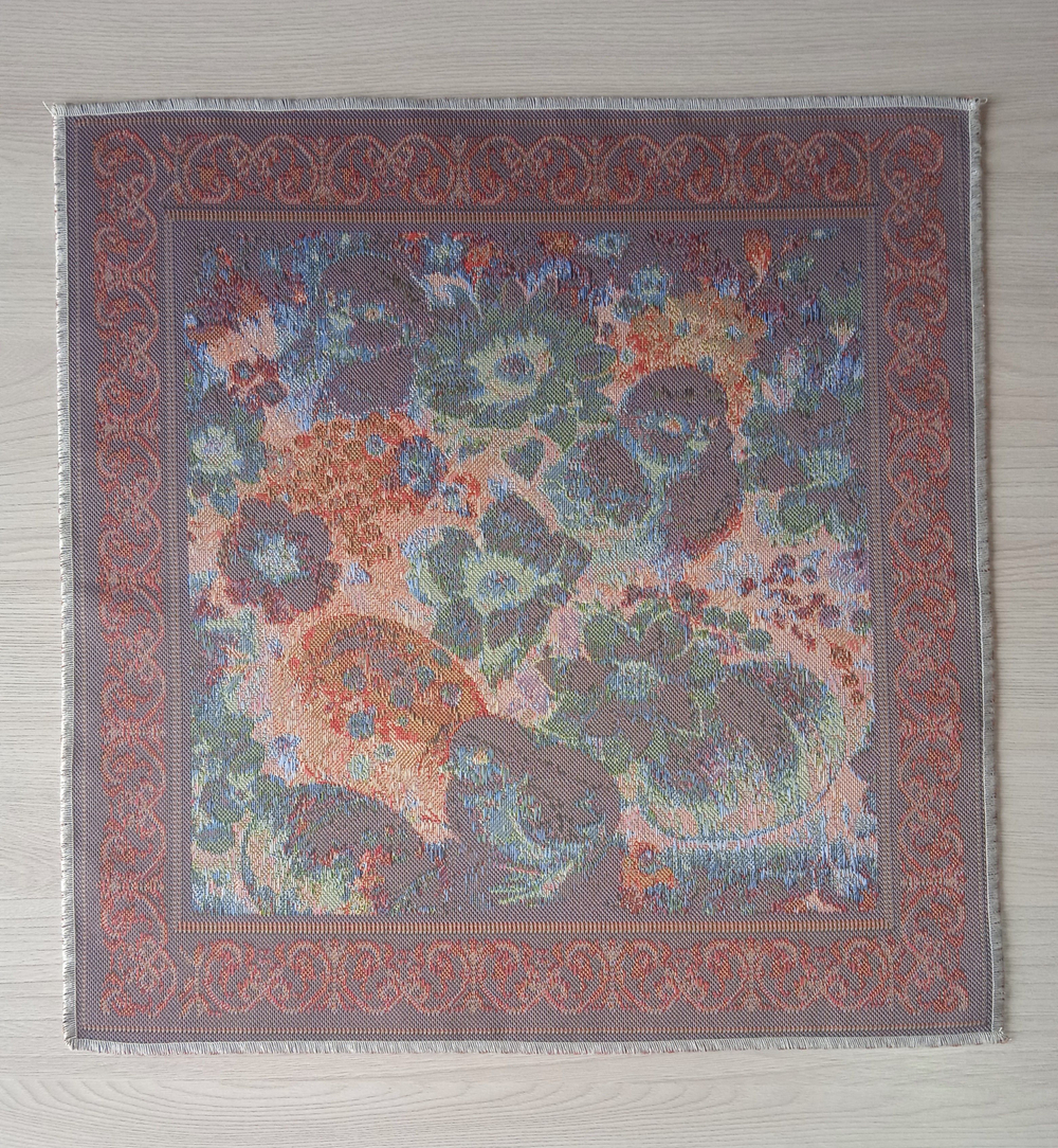 Декоративная гобеленовая салфетка Благодать 40х40 см