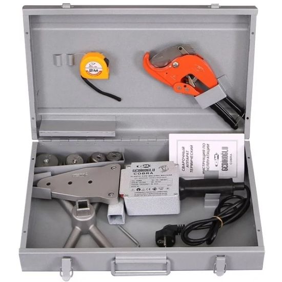 Набор сварочного оборудования Cobra GM 0008 Ekonomik 20-40 (75) мм 1500 Вт для полипропиленовых труб