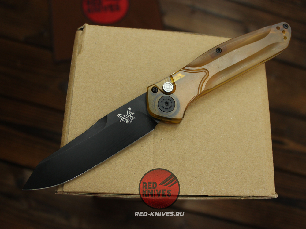 Нож Benchmade Osborne 940 AUTO - рукоять Ultem, клинок черный RK-488