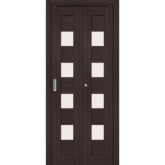 Купить Складная дверь книжка Bravo-23 Wenge Melinga остеклённая