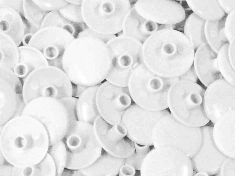 Заглушка под евровинт №23 (белая) (1 упак=1000 шт )