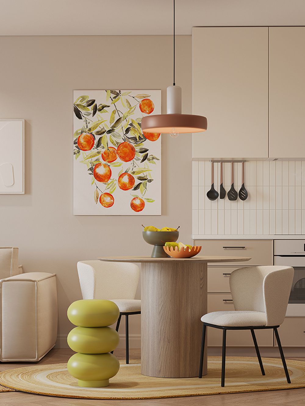 Панно декоративное Juicy orange, 70х100 см