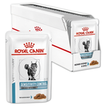 Royal Canin корм консервированный для взрослых кошек кусочки в соусе курица, рис пищевая аллергия
