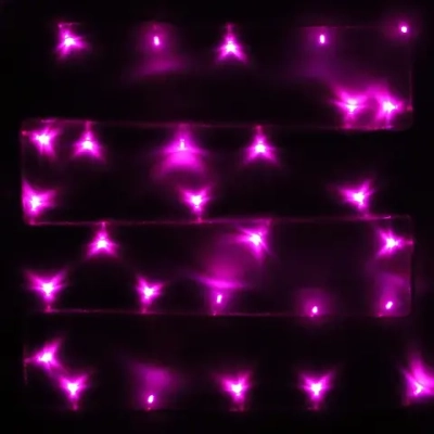 Гирлянда для дома 24м 280 ламп LED прозрач.пров.,8 реж, IP-20, Розовый (возможность соединения)