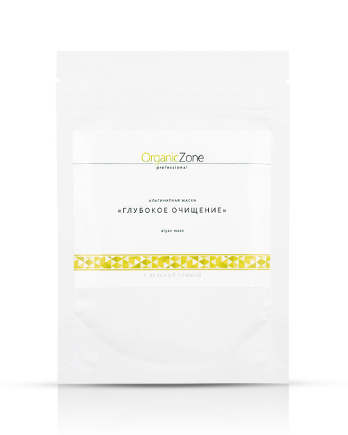 ОРГАНИК ЗОН Альгинатная маска для лица и шеи "Глубокое очищение" с зелёной глиной 100 мл ФР-077 (66088)