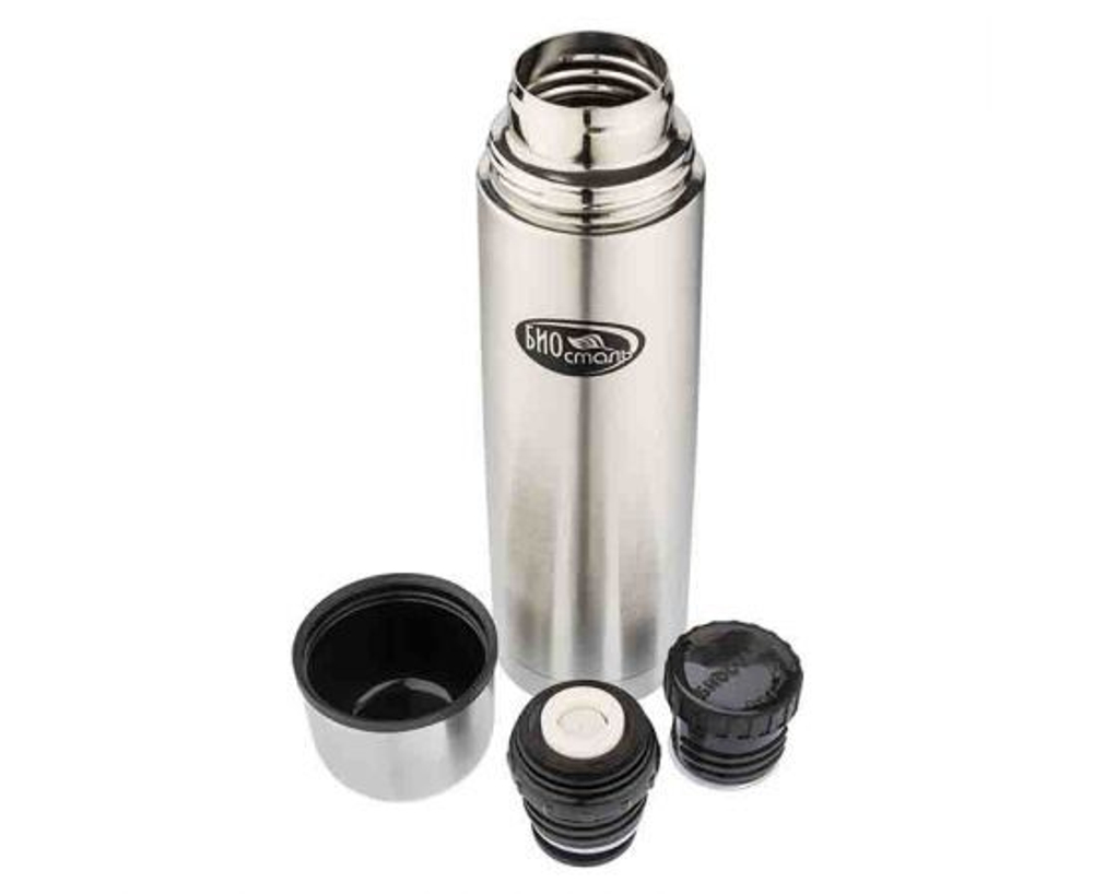 Термос Biostal NB-750-2 0,75л (узкое горло, 2 пробки)