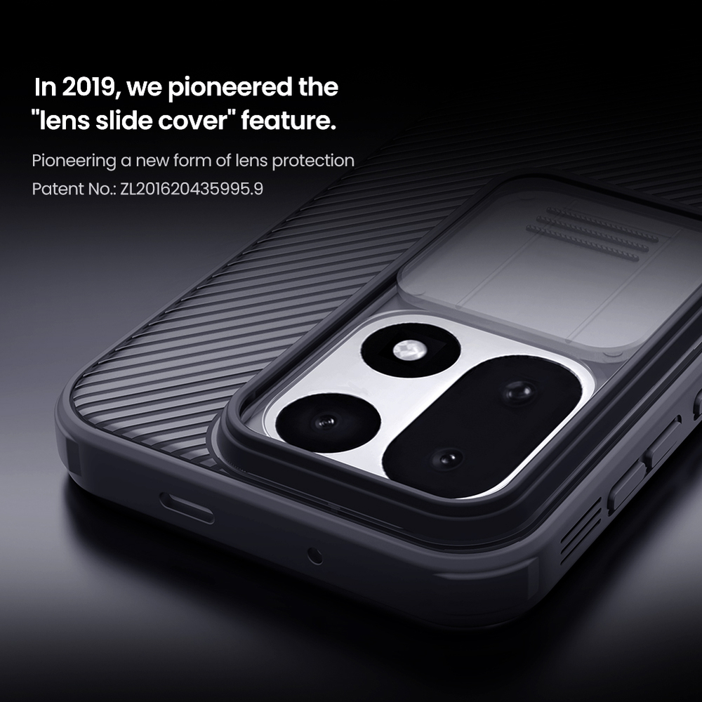 Чехол прозрачный тонированный для OnePlus 15, серия CamShield Pro Case (Transparent black) от Nillkin